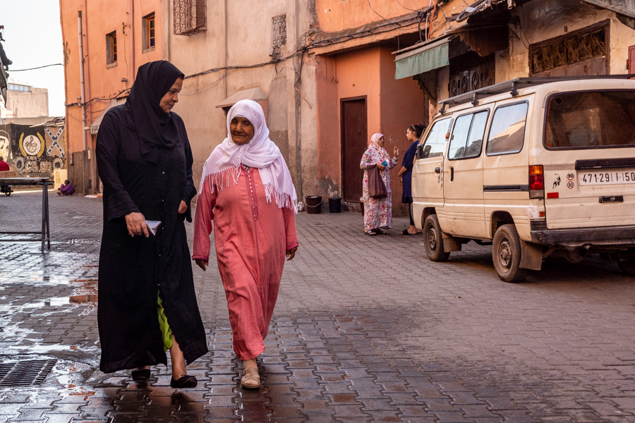 In the streets of Marrakech