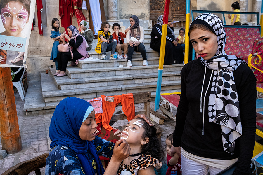 Kid make-up stand in Alexandria