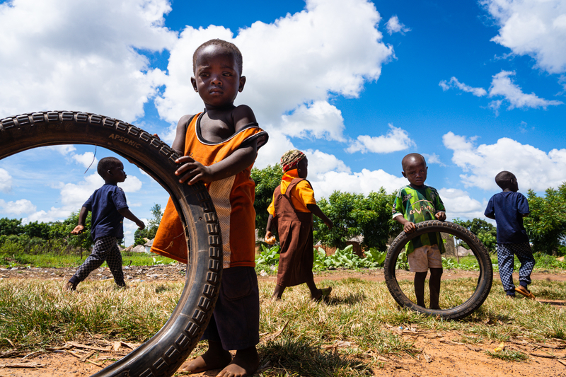 Kids in Ghana playing with the toys they have - and that's enough