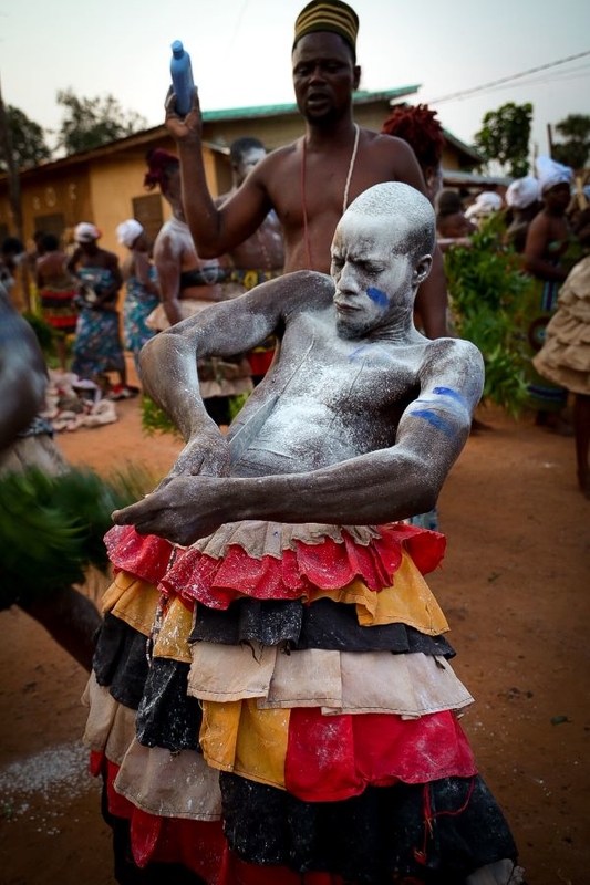 Vodou ritual in Benin