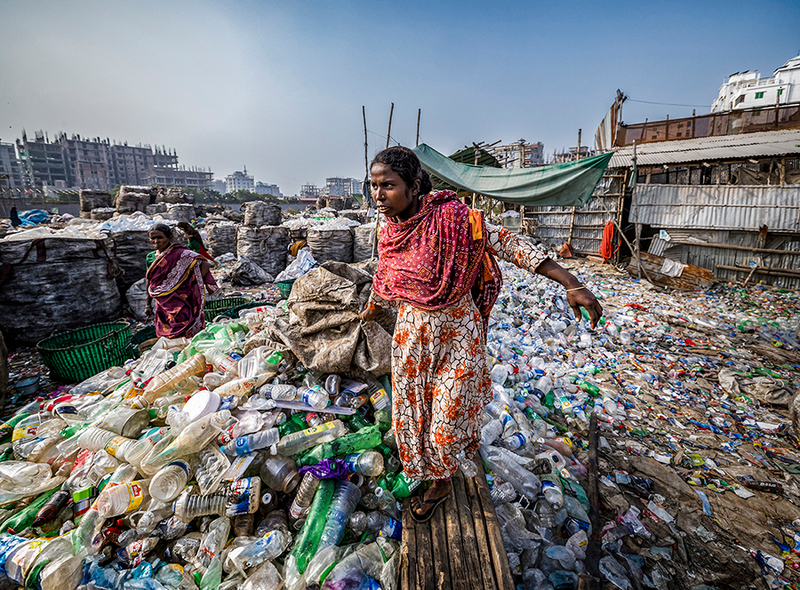 Plastic waste collection