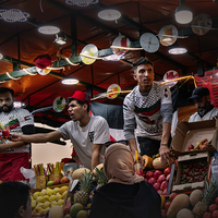L'ombre se transforme en couleur (Marchés de Marrakech)