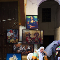 Sur les murs de Fès (Maroc)