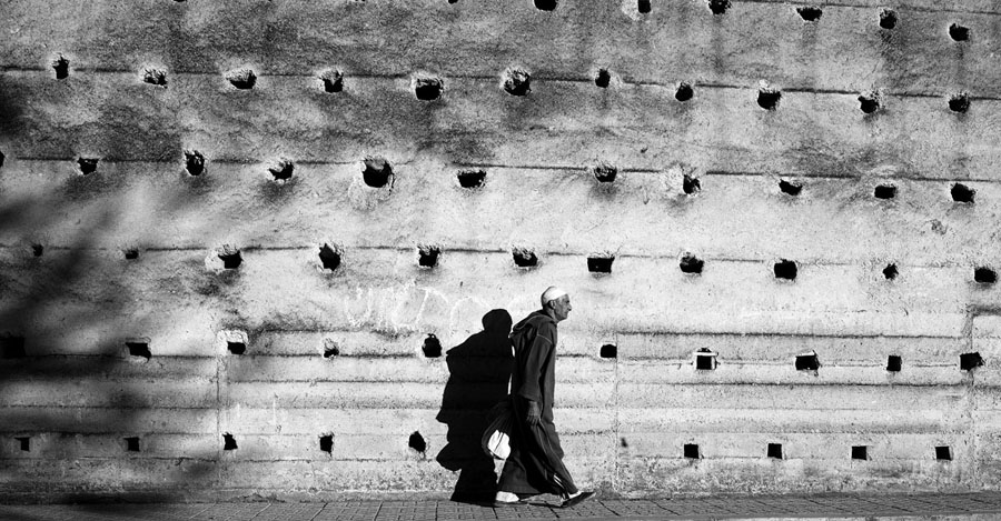 Sur les murs de Fès (Maroc)