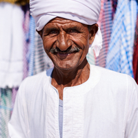 Old man in Luxor