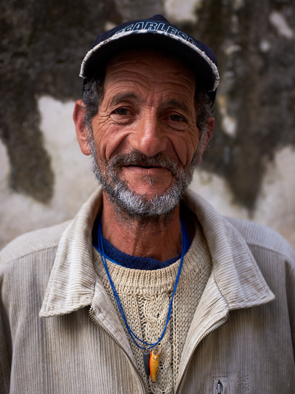 Old man in Tangier, Morocco