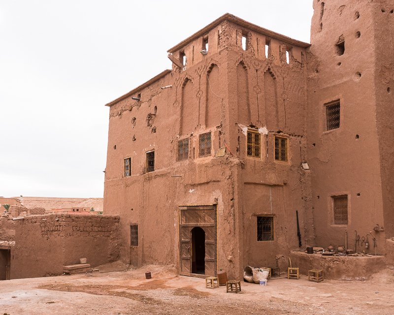 A courtyard in Ait-Ben-Haddou