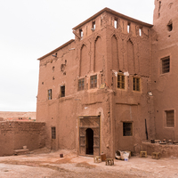 A courtyard in Ait-Ben-Haddou