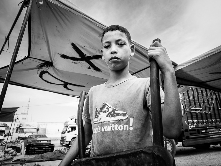 Boy On The Market Of Nador