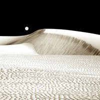 Moon Over Socotra Dunes