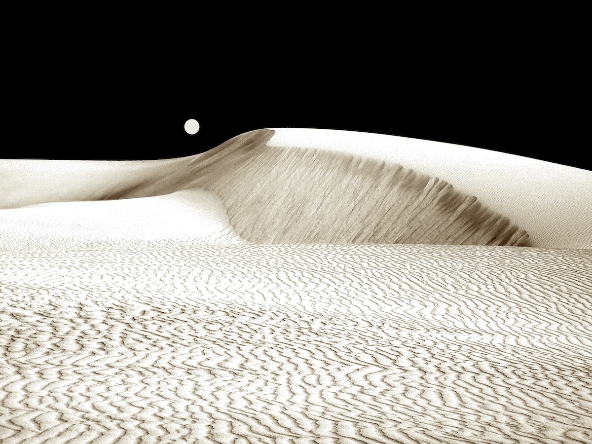 Moon Over Socotra Dunes