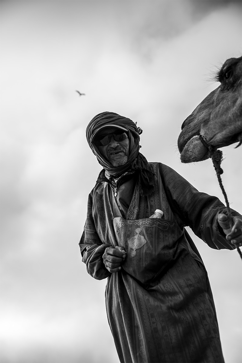 Berber Man and Camel
