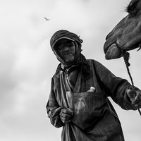 Berber Man and Camel