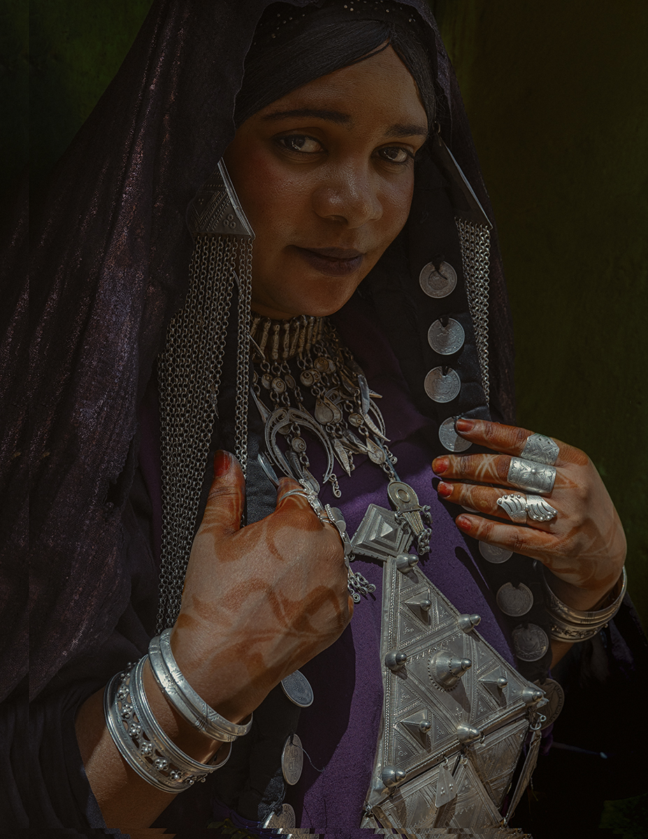 Tuareg Woman dressed for Sebiba