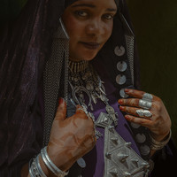 Tuareg Woman dressed for Sebiba