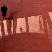 The wall rider of Marrakech